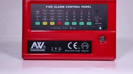 Pannello di controllo convenzionale del sistema di allarme antincendio dei produttori di allarmi antincendio Asenware